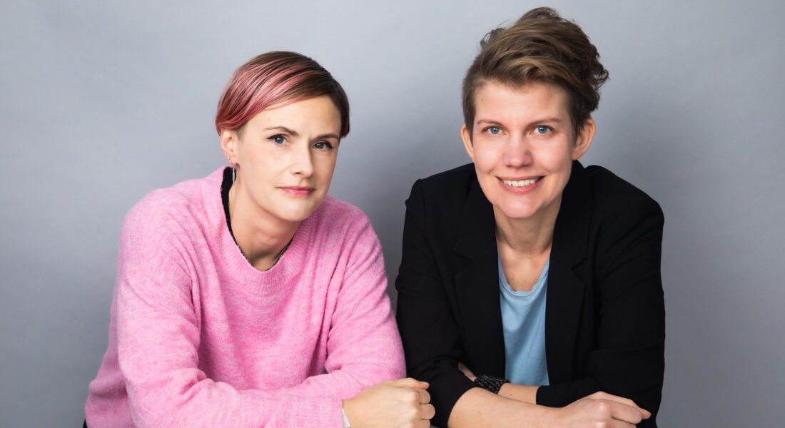 Bil dpå Ottars chefredaktörer, Carolina Hemlin och Ida Måwe