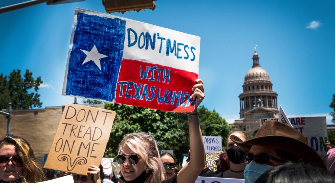 Demonstration för aborträtten i Texas